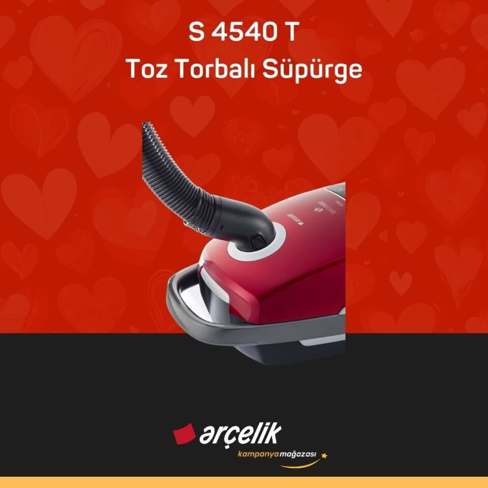 ARÇELİK S 4540 T Toz Torbalı Toz Torbalı Süpürge