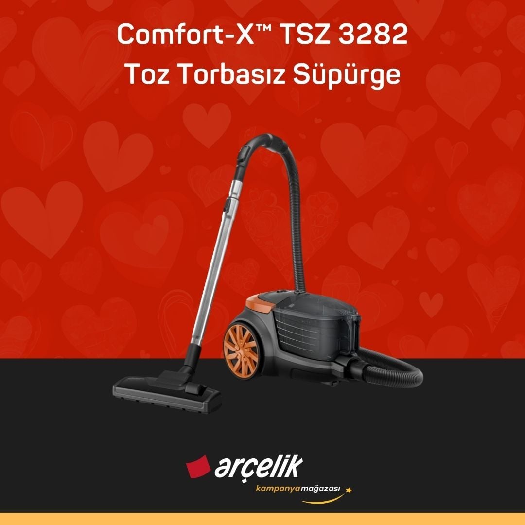 ARÇELİK Comfort-X™ TSZ 3282 Toz Torbasız Süpürge