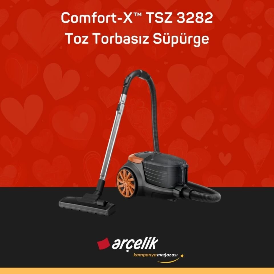 ARÇELİK Comfort-X™ TSZ 3282 Toz Torbasız Süpürge