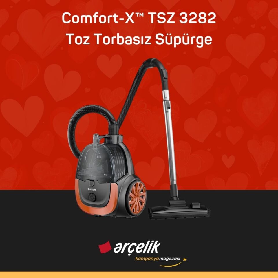 ARÇELİK Comfort-X™ TSZ 3282 Toz Torbasız Süpürge