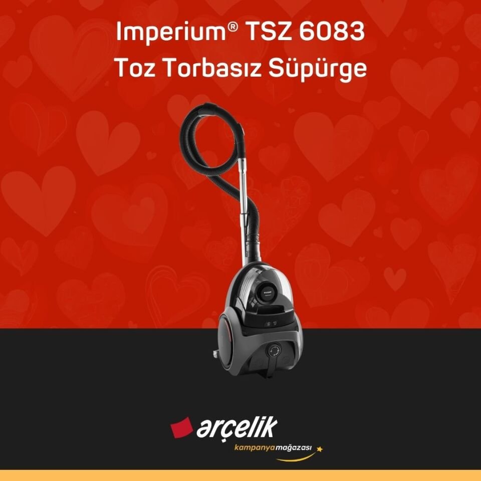 ARÇELİK Imperium® TSZ 6083 Toz Torbasız Süpürge