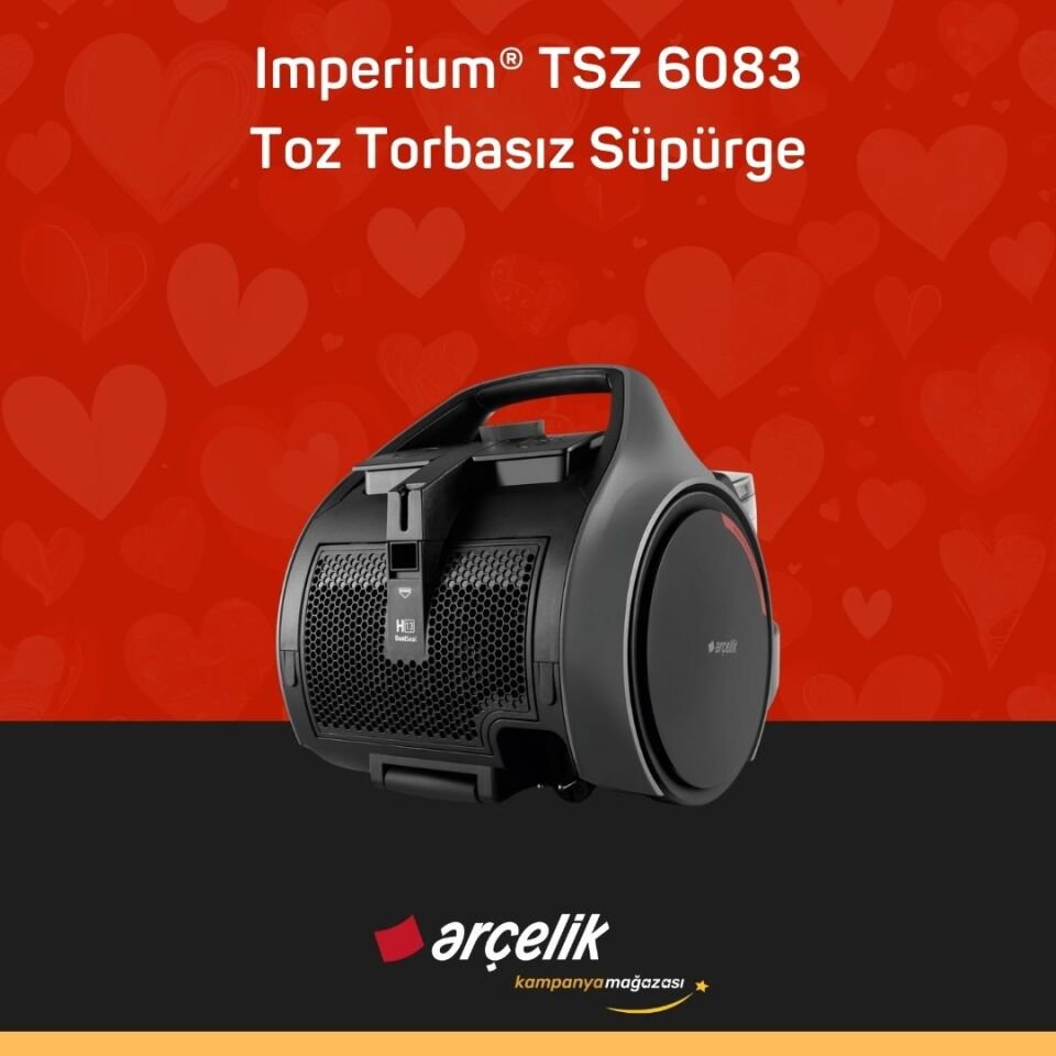 ARÇELİK Imperium® TSZ 6083 Toz Torbasız Süpürge