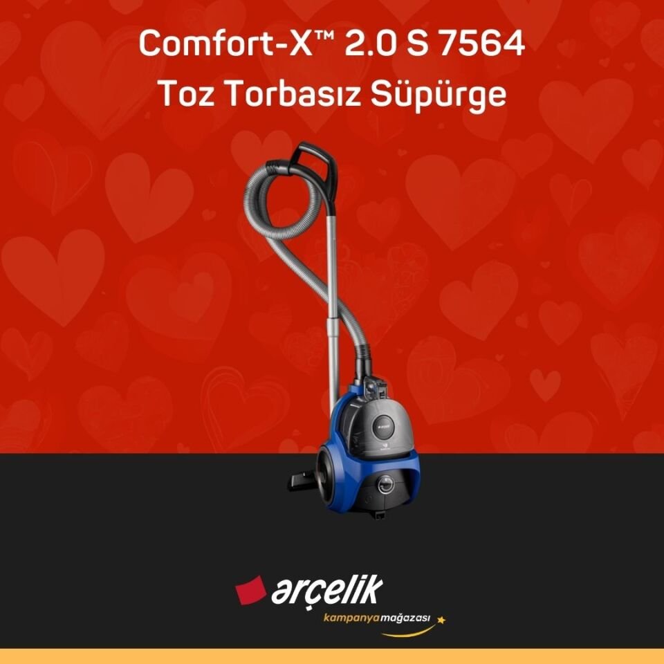 ARÇELİK Comfort-X™ 2.0 S 7564 Toz Torbasız Süpürge