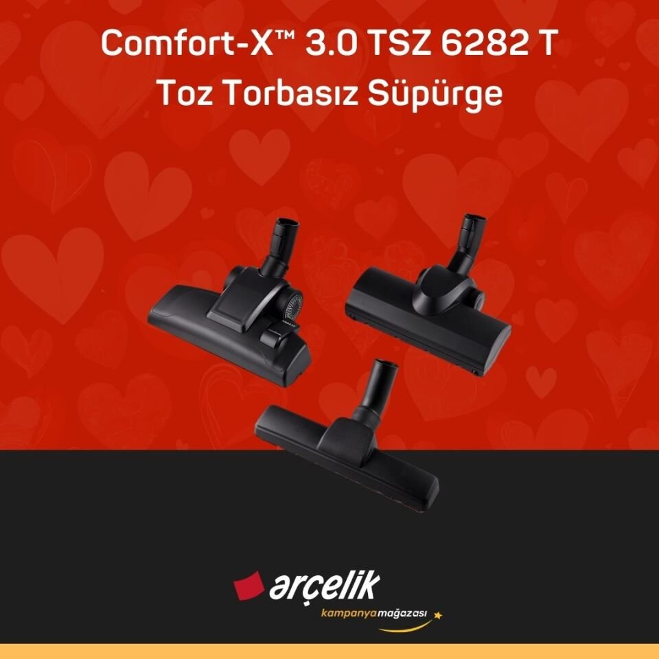 ARÇELİK Comfort-X™ 3.0 TSZ 6282 T Toz Torbasız Süpürge