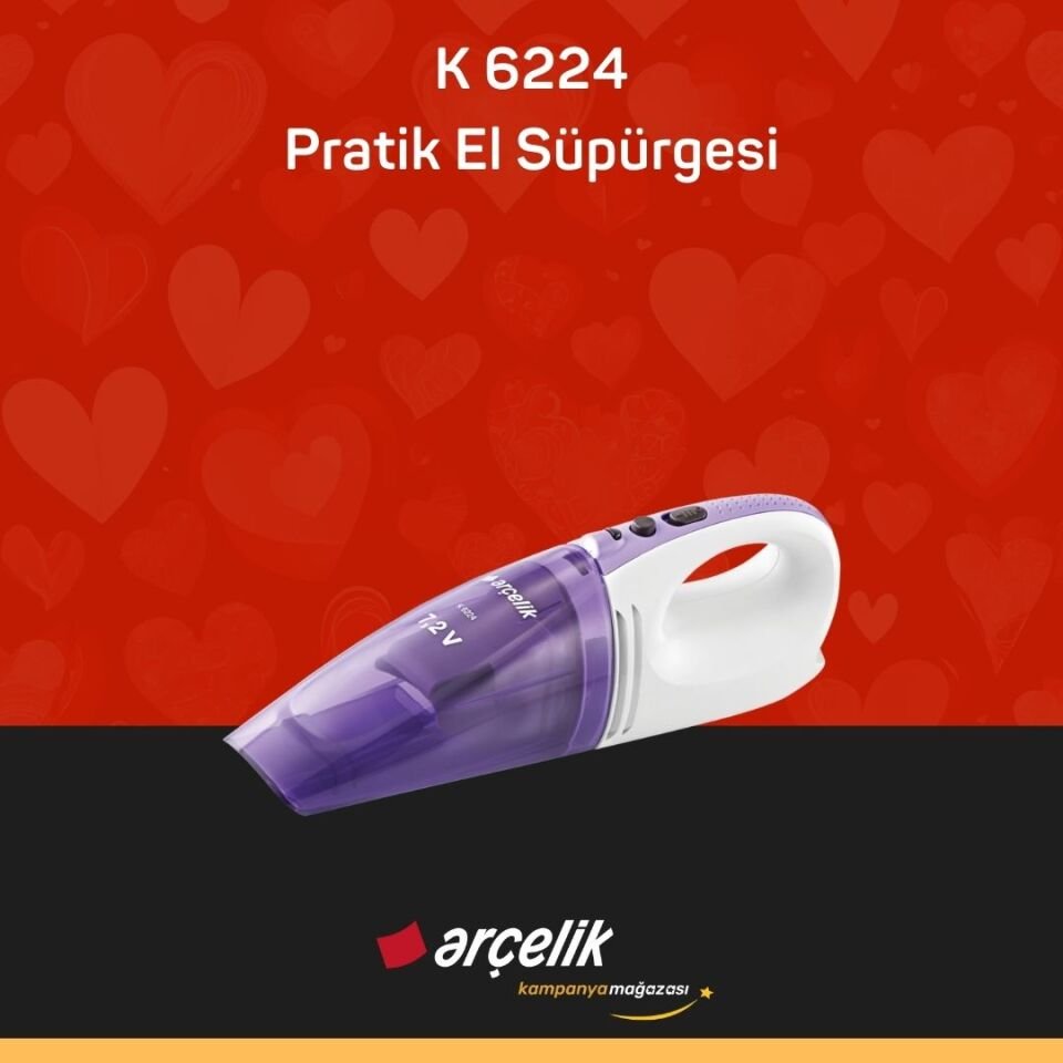 ARÇELİK K 6224 Pratik El Süpürgesi