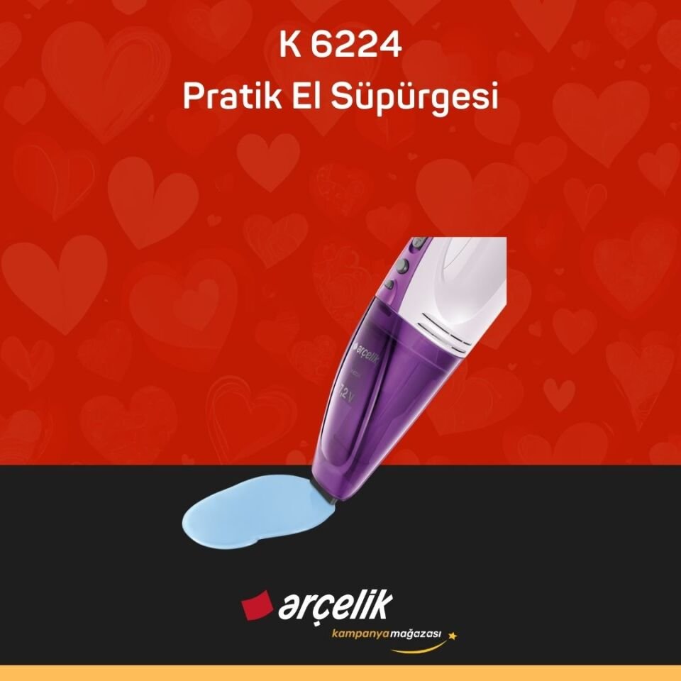 ARÇELİK K 6224 Pratik El Süpürgesi