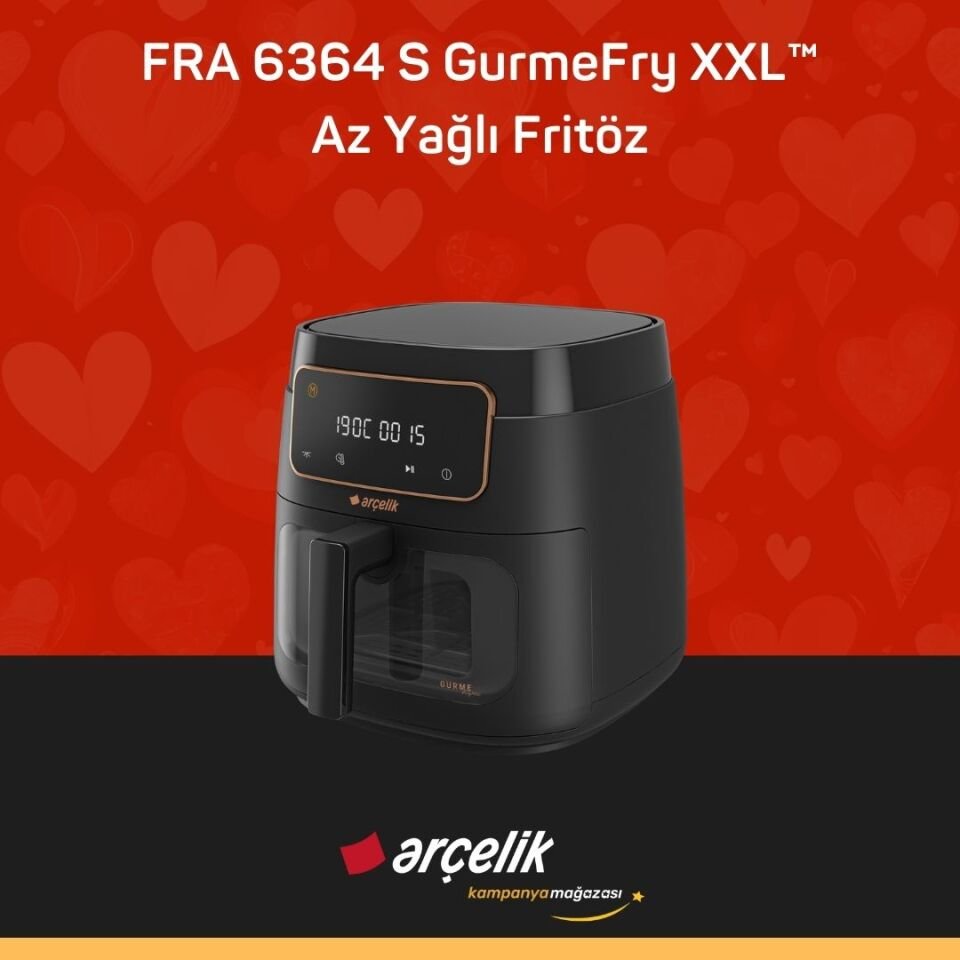 ARÇELİK FRA 6364 S Az Yağlı Fritöz