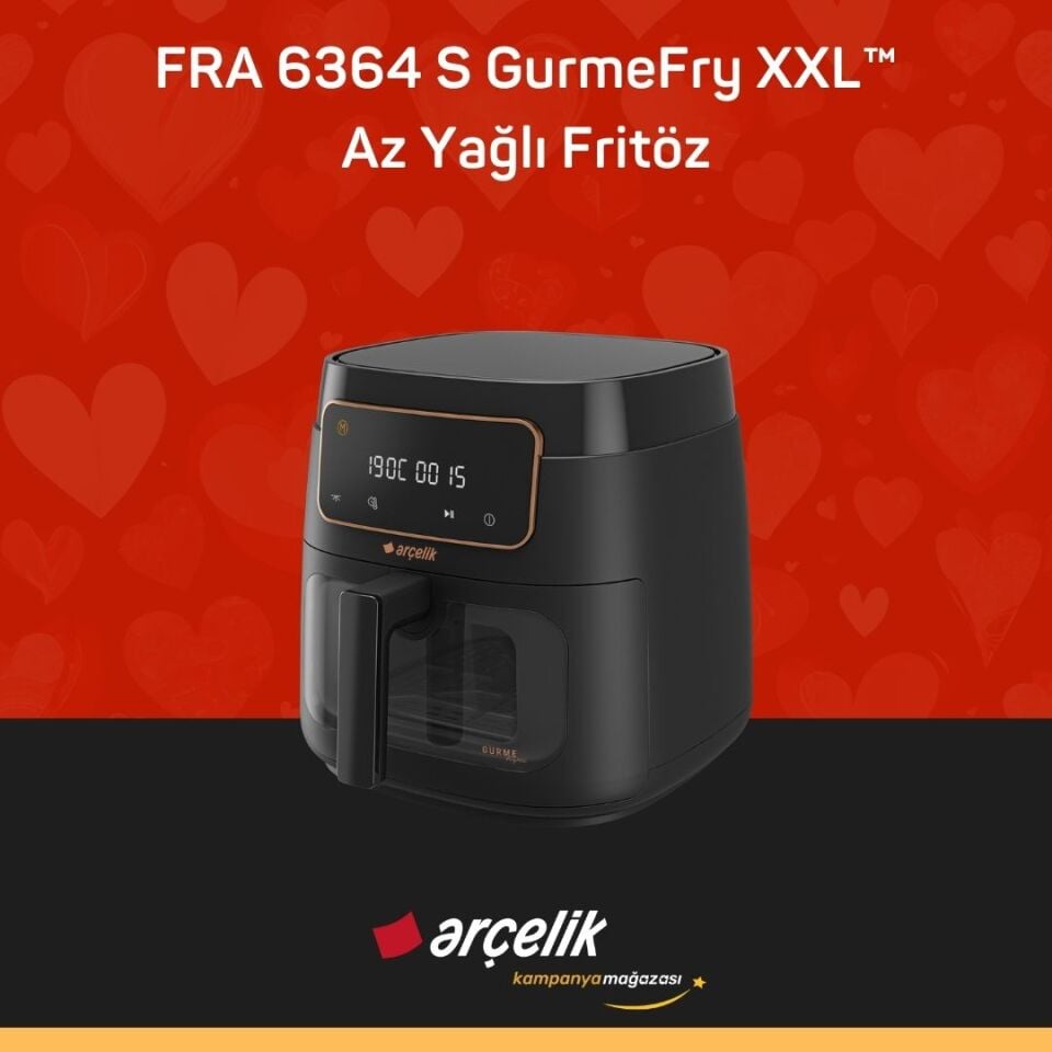 ARÇELİK FRA 6364 S Az Yağlı Fritöz