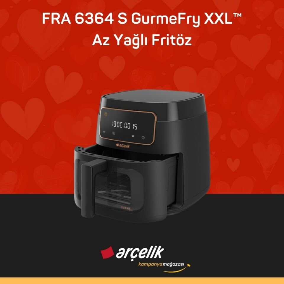 ARÇELİK FRA 6364 S Az Yağlı Fritöz