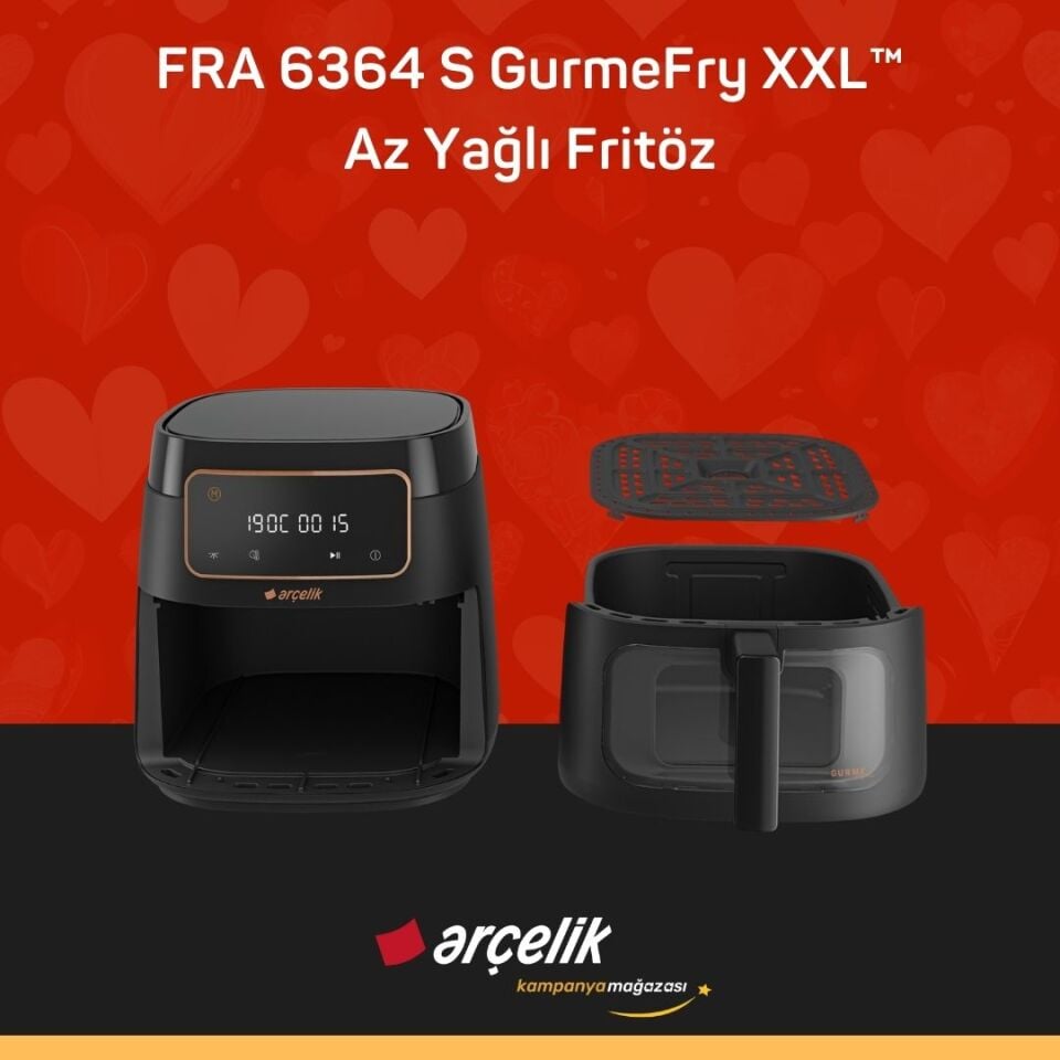 ARÇELİK FRA 6364 S Az Yağlı Fritöz