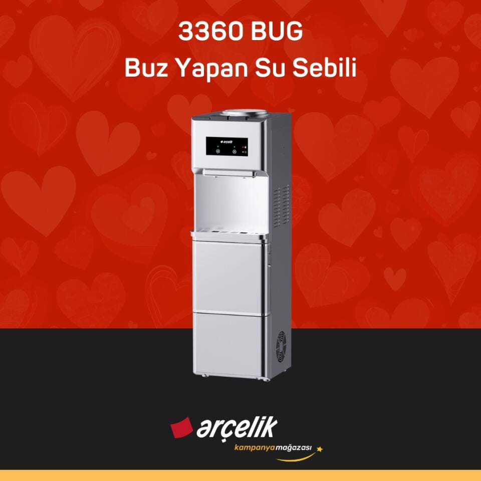 ARÇELİK 3360 BUG Buz Yapan Su Sebili