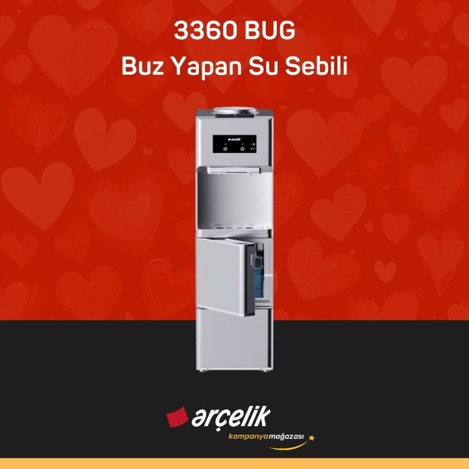 ARÇELİK 3360 BUG Buz Yapan Su Sebili