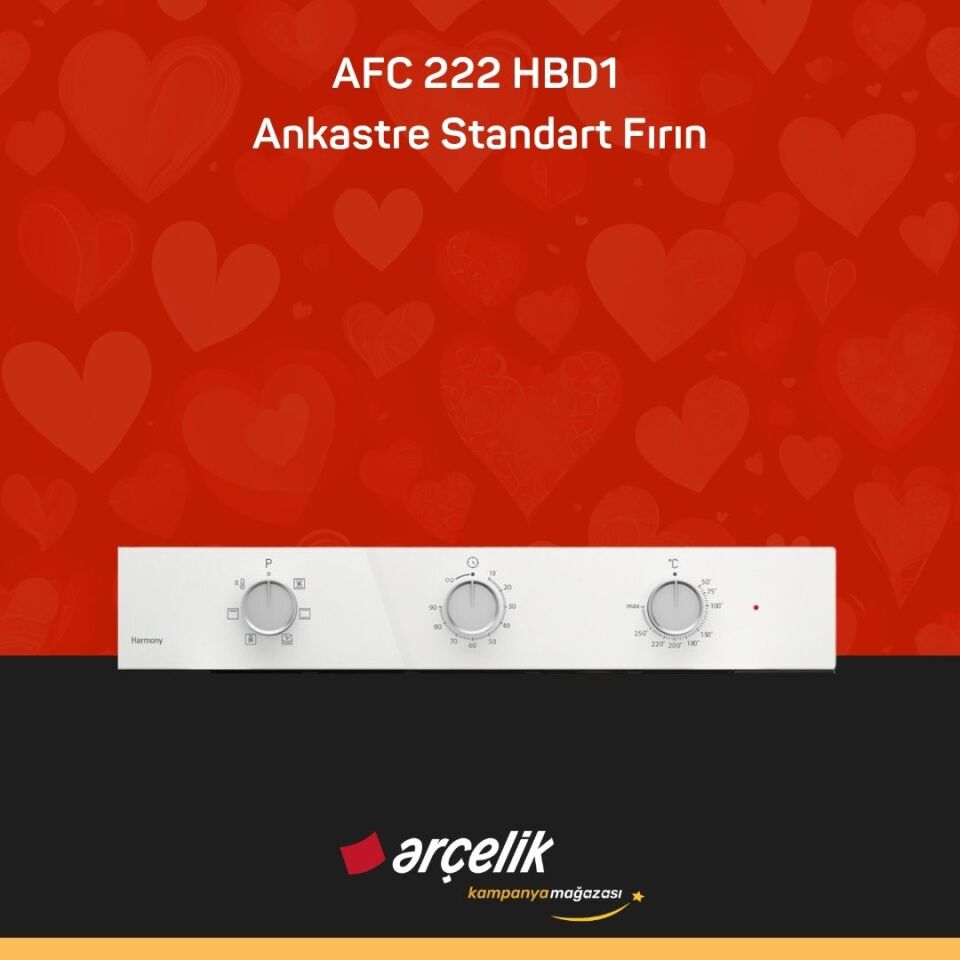 ARÇELİK AFC 222 HBD1 Ankastre Standart Fırın