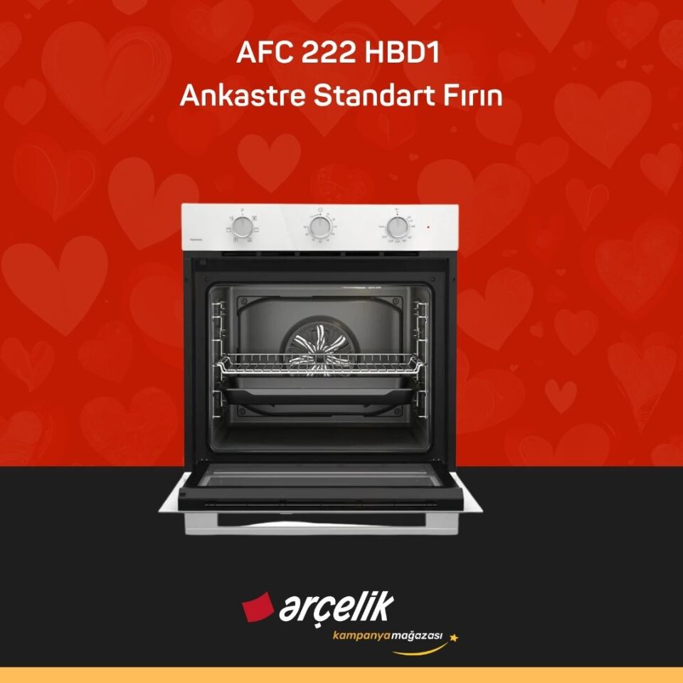 ARÇELİK AFC 222 HBD1 Ankastre Standart Fırın