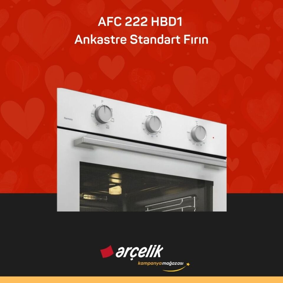 ARÇELİK AFC 222 HBD1 Ankastre Standart Fırın
