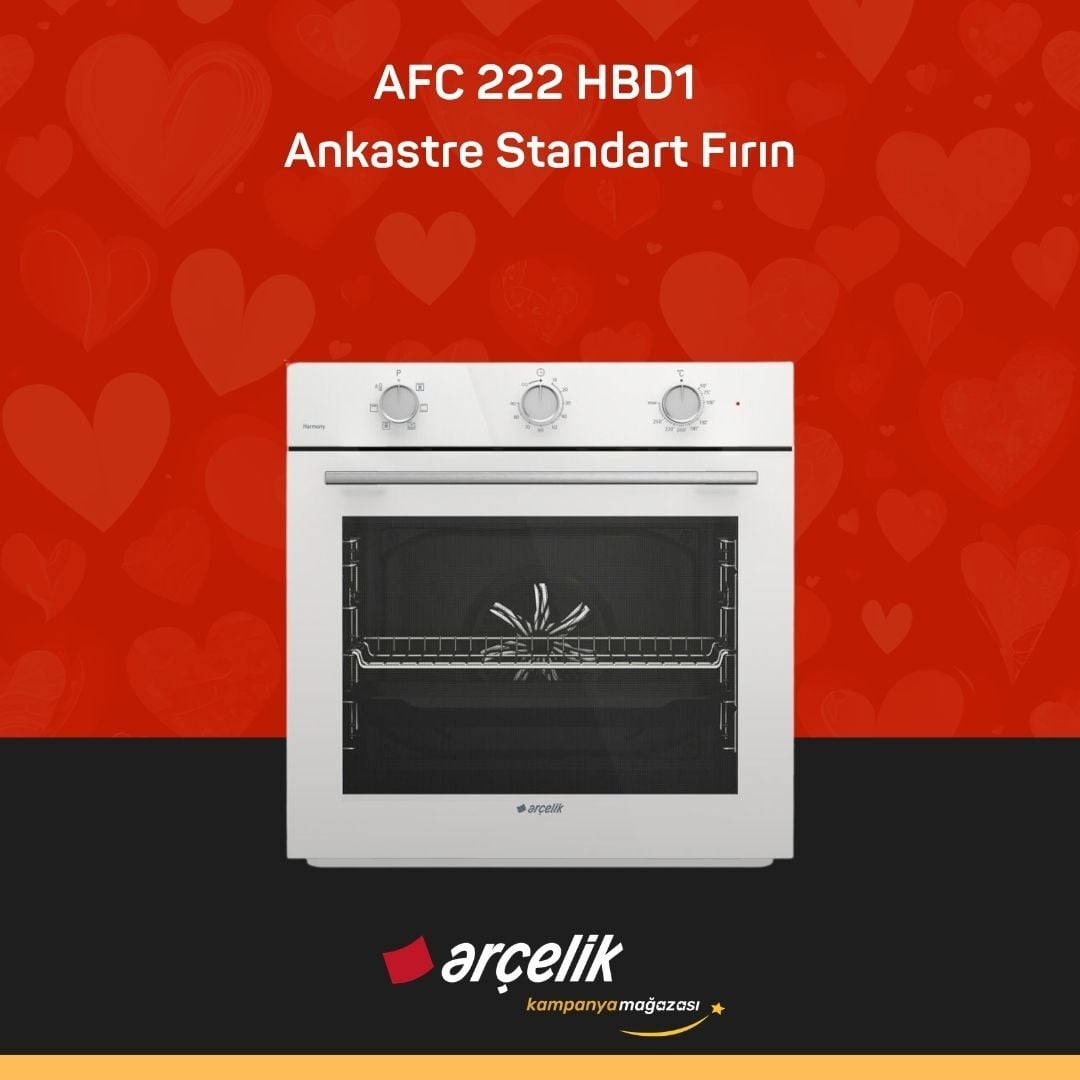 ARÇELİK AFC 222 HBD1 Ankastre Standart Fırın