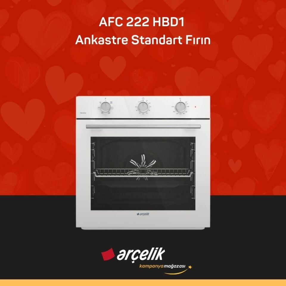 ARÇELİK AFC 222 HBD1 Ankastre Standart Fırın