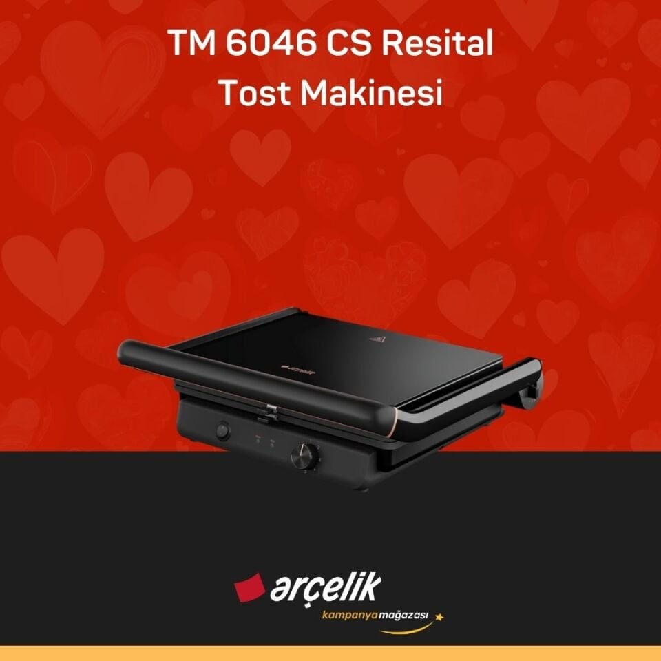 ARÇELİK TM 6046 CS Tost Makinesi