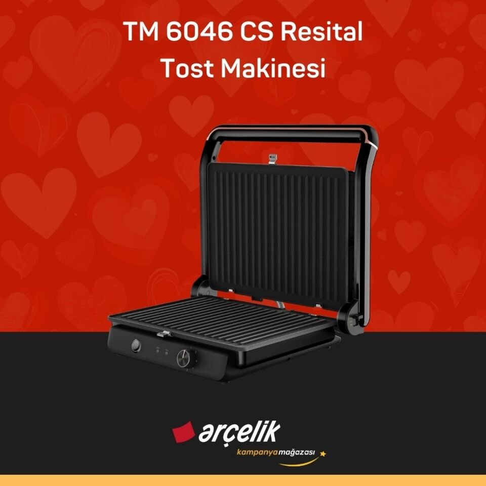 ARÇELİK TM 6046 CS Tost Makinesi