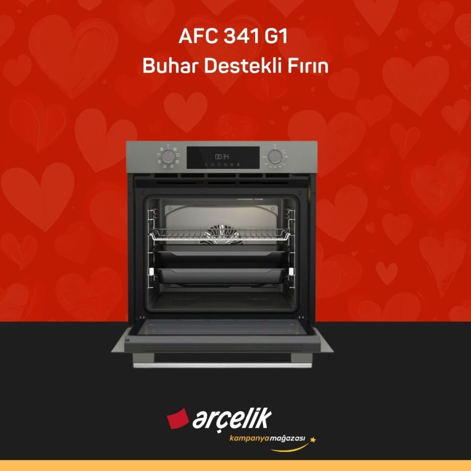 ARÇELİK AFC 341 G1 Buhar Destekli Fırın