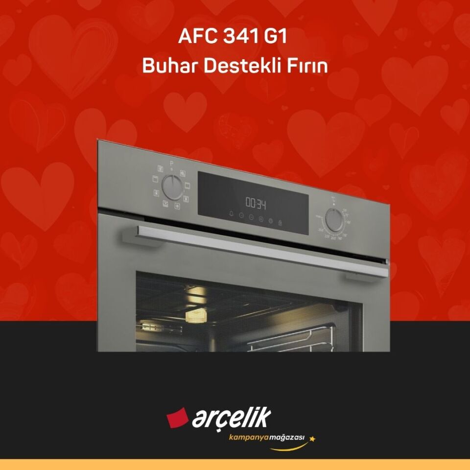 ARÇELİK AFC 341 G1 Buhar Destekli Fırın