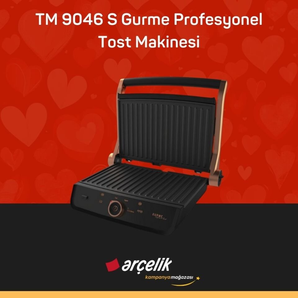 ARÇELİK TM 9046 S Gurme Profesyonel Tost Makinesi