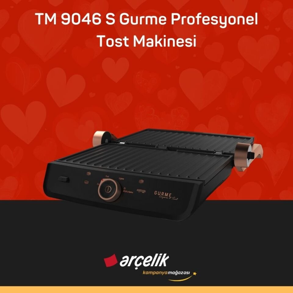 ARÇELİK TM 9046 S Gurme Profesyonel Tost Makinesi