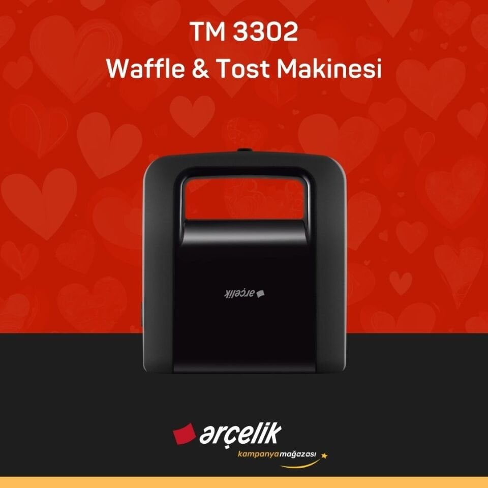 ARÇELİK TM 3302 Waffle & Tost Makinesi