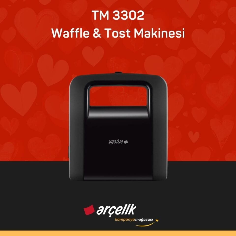 ARÇELİK TM 3302 Waffle & Tost Makinesi