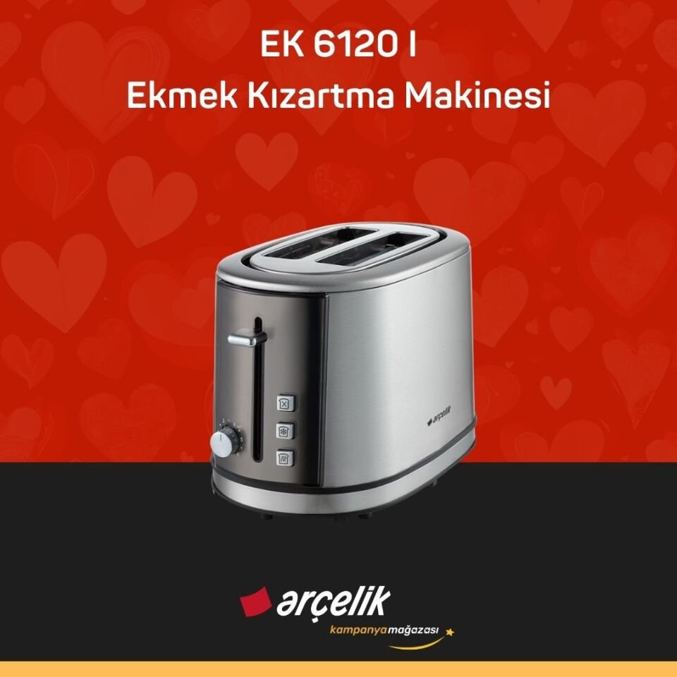 ARÇELİK EK 6120 I Ekmek Kızartma Makinesi