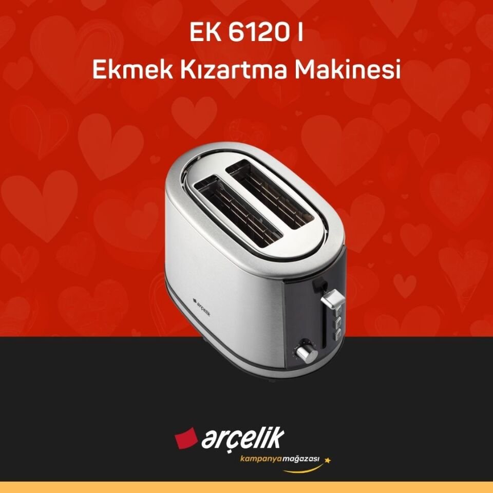 ARÇELİK EK 6120 I Ekmek Kızartma Makinesi
