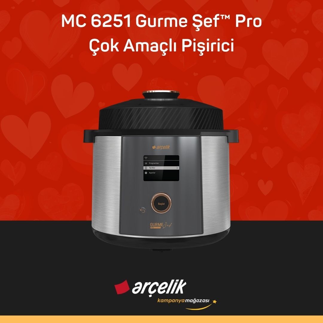 ARÇELİK MC 6251 Gurme Şef® Çok Amaçlı Pişirici