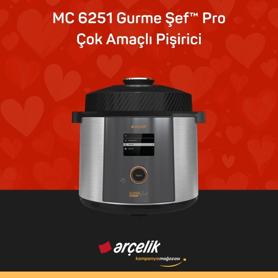 ARÇELİK MC 6251 Gurme Şef® Çok Amaçlı Pişirici