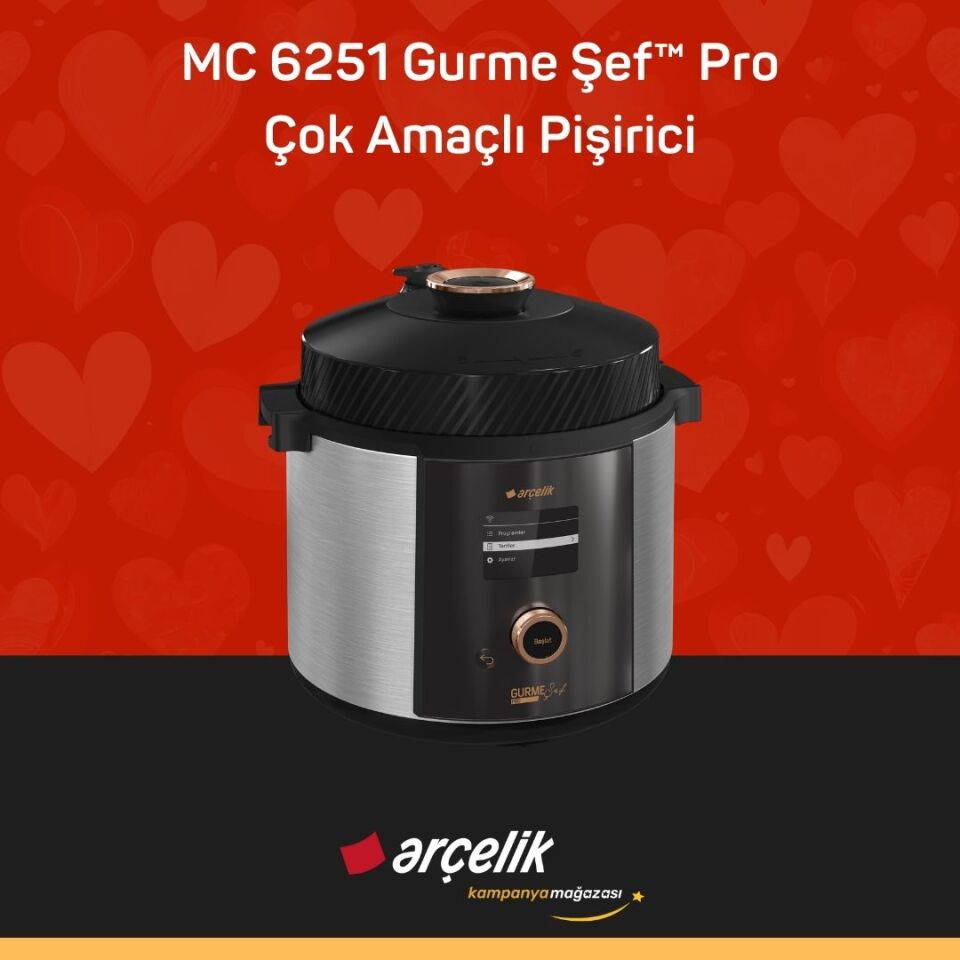 ARÇELİK MC 6251 Gurme Şef® Çok Amaçlı Pişirici