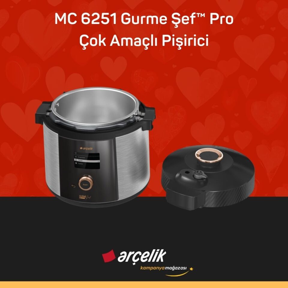 ARÇELİK MC 6251 Gurme Şef® Çok Amaçlı Pişirici