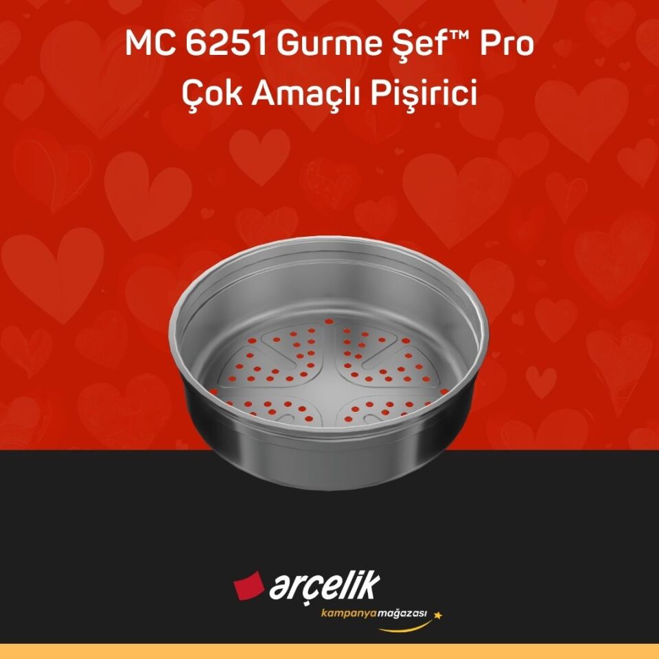 ARÇELİK MC 6251 Gurme Şef® Çok Amaçlı Pişirici