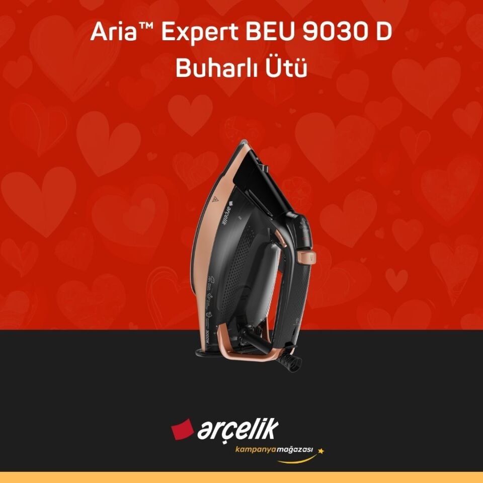 ARÇELİK Aria™ Expert BEU 9030 D Buharlı Ütü