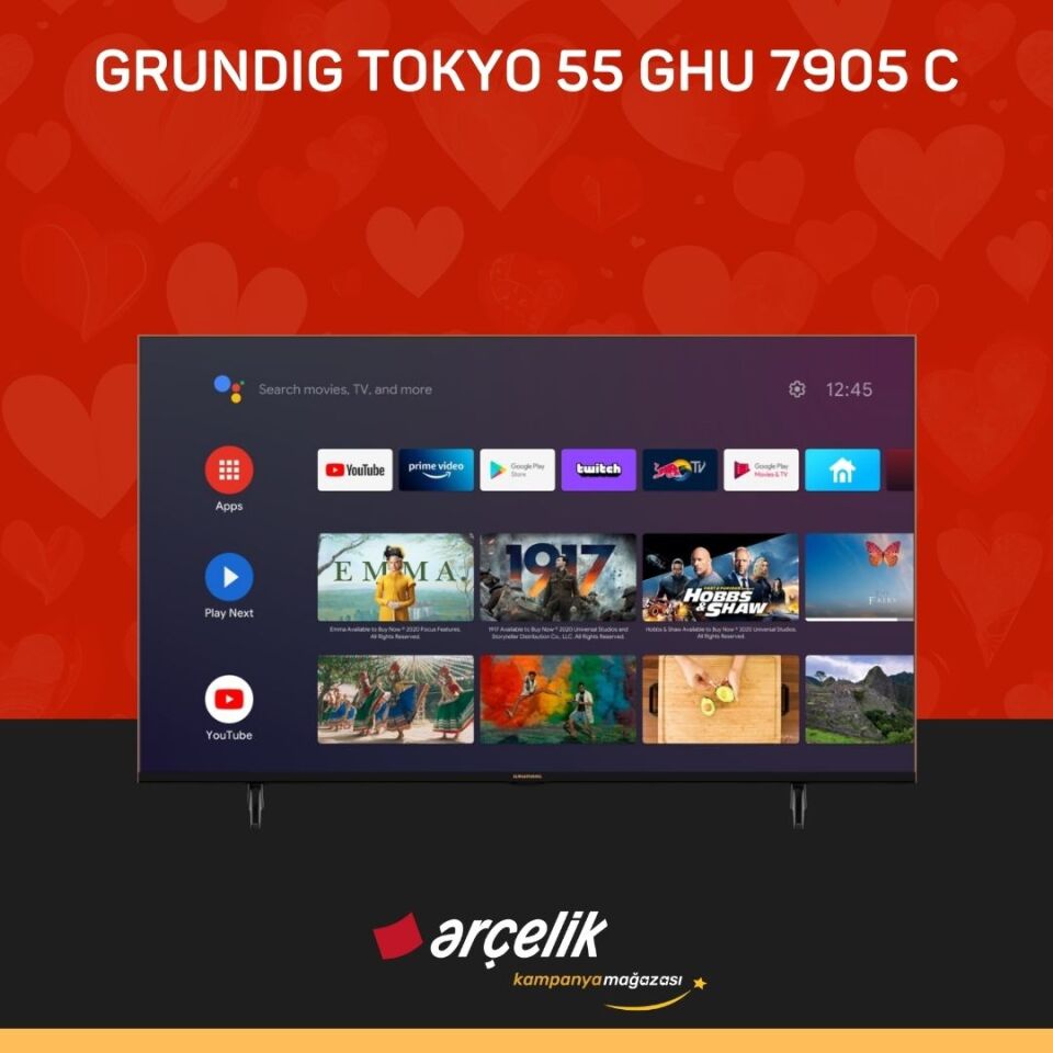 GRUNDIG TOKYO 55 GHU 7905 C Grundig TV