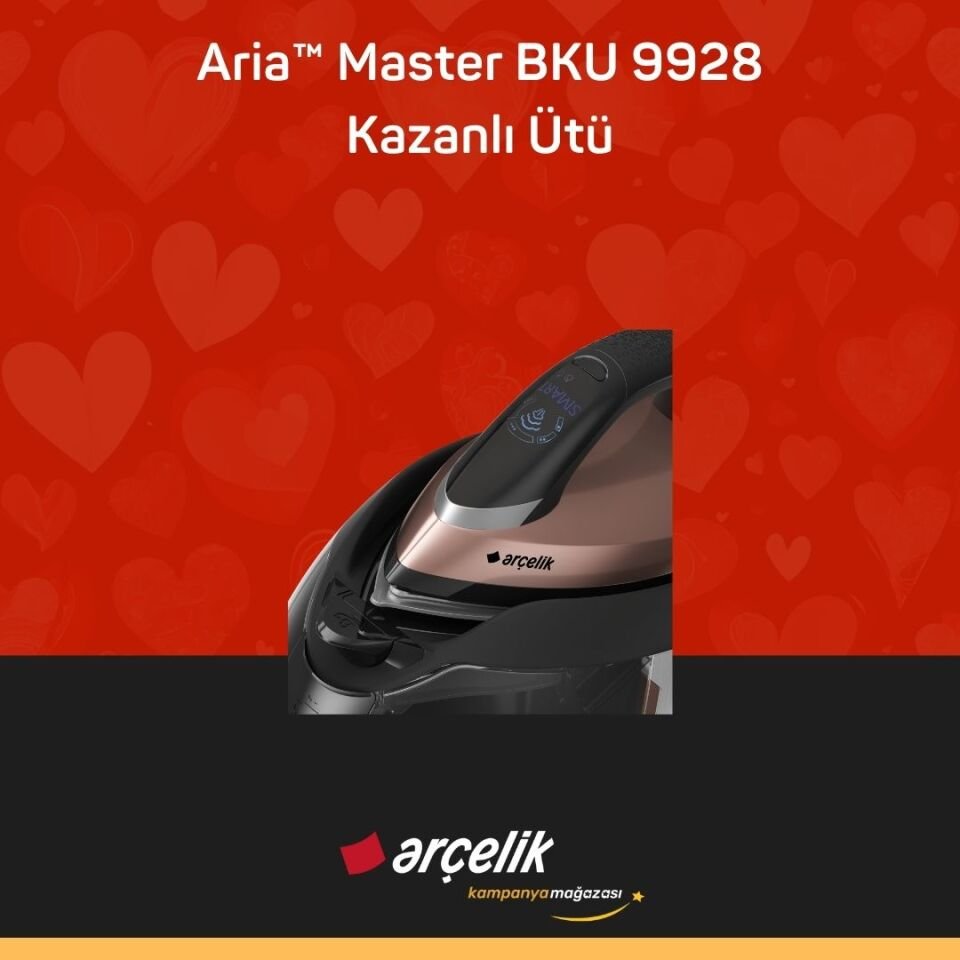 ARÇELİK Aria™ Master BKU 9928 Kazanlı Ütü