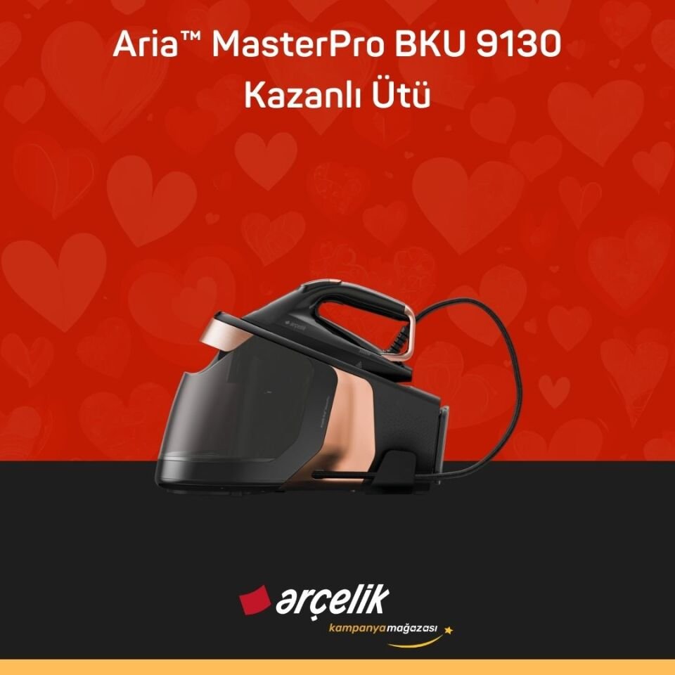 ARÇELİK Aria™ MasterPro BKU 9130 Kazanlı Ütü