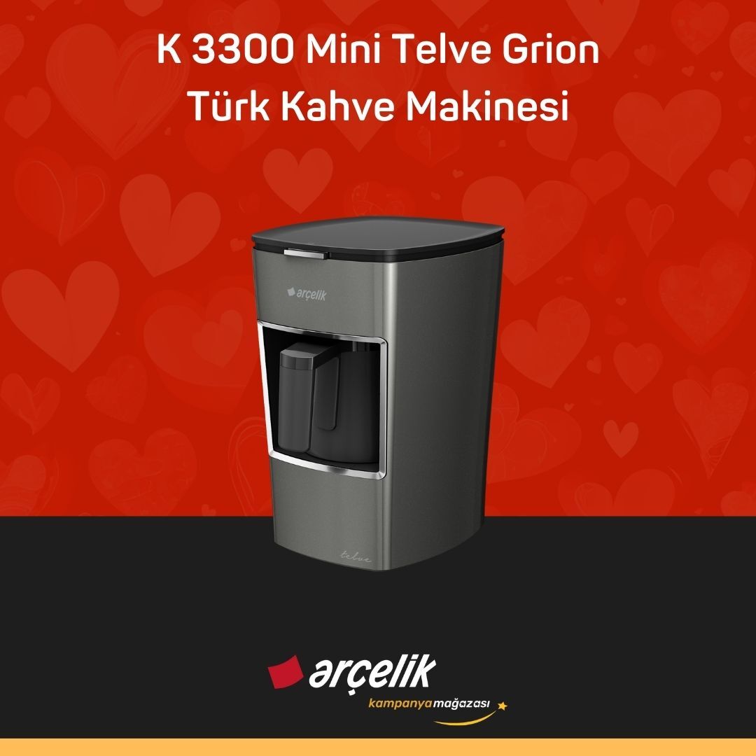 ARÇELİK K 3300 Mini Telve Grion Türk Kahve Makinesi