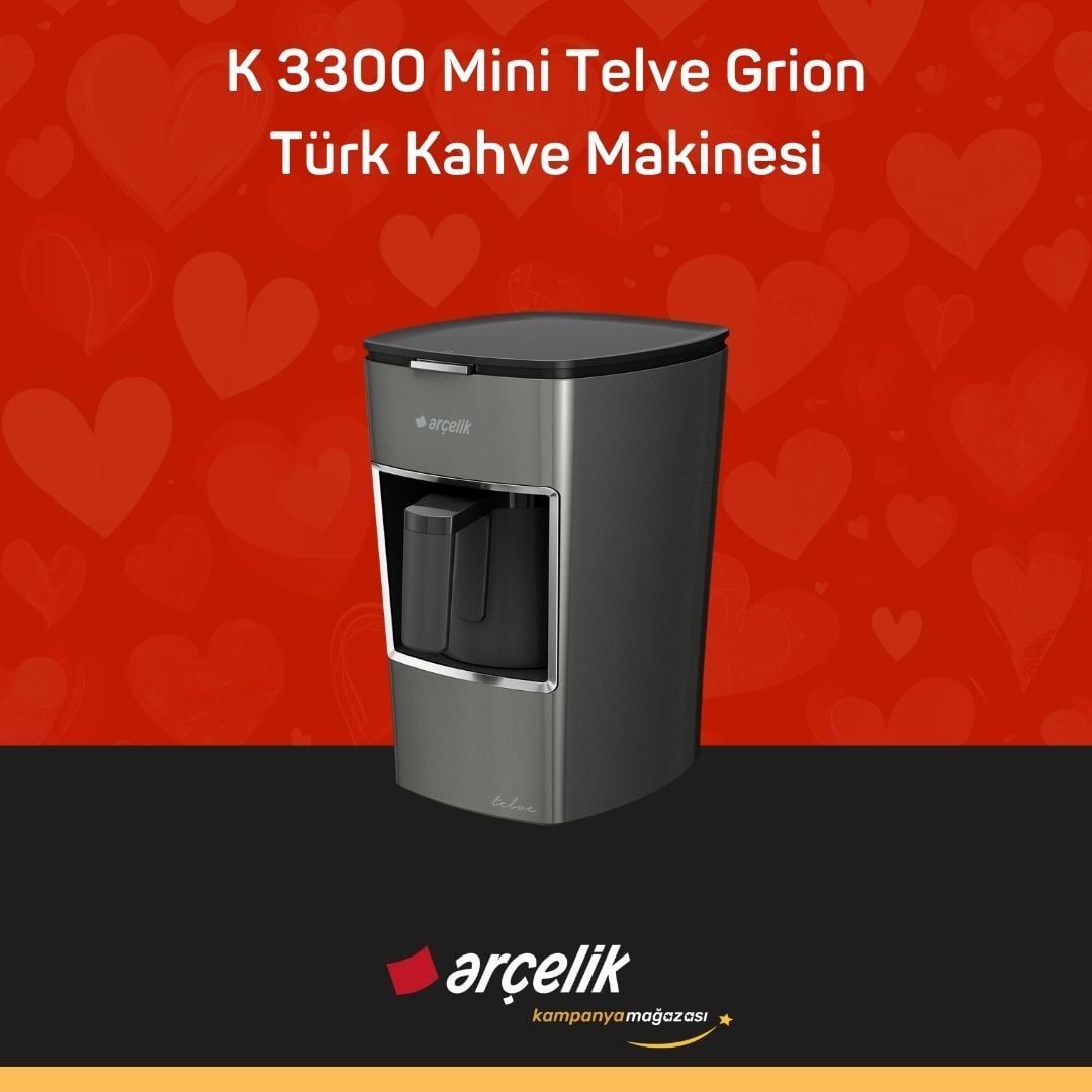 ARÇELİK K 3300 Mini Telve Grion Türk Kahve Makinesi