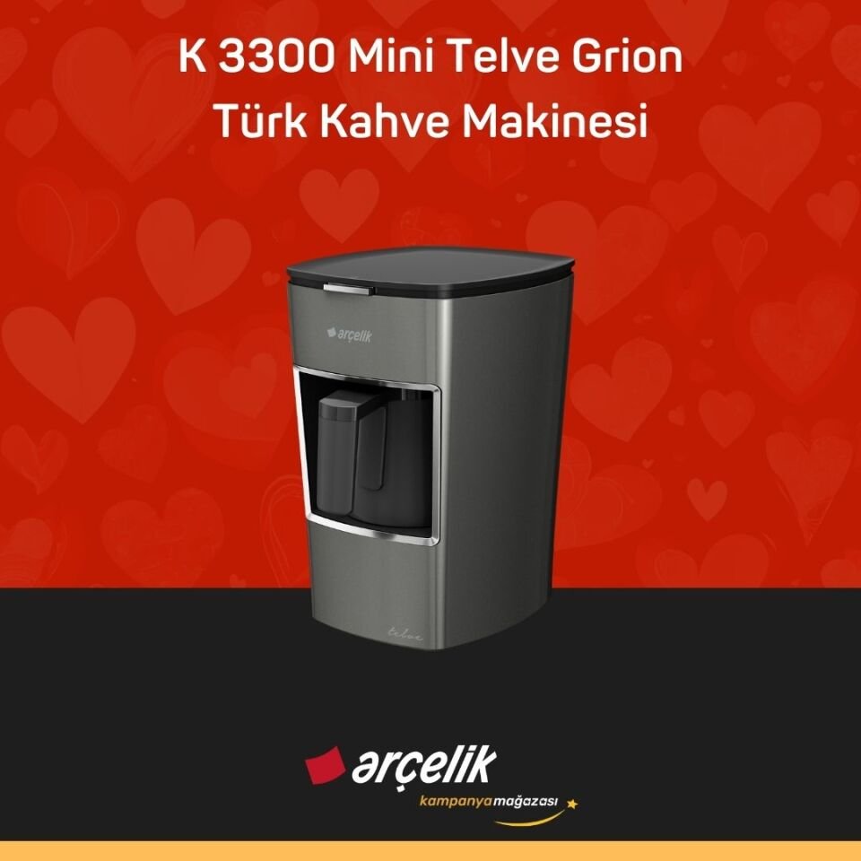 ARÇELİK K 3300 Mini Telve Grion Türk Kahve Makinesi