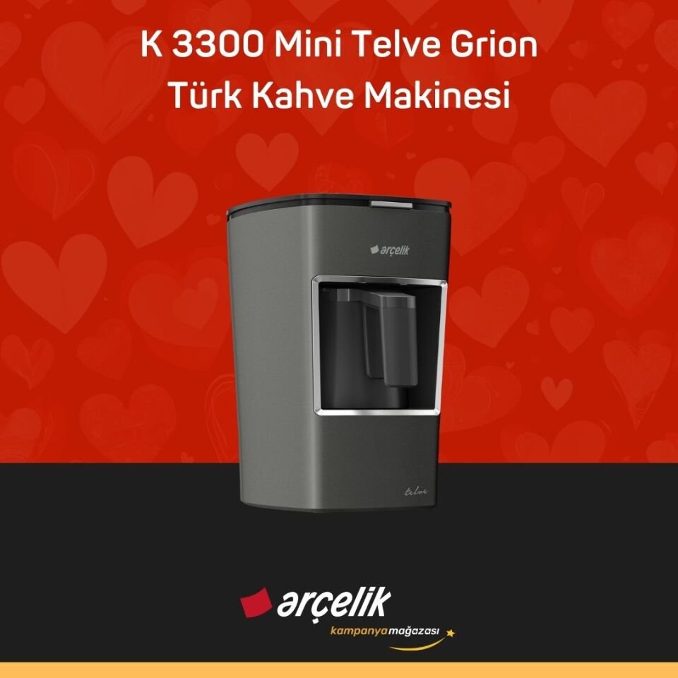 ARÇELİK K 3300 Mini Telve Grion Türk Kahve Makinesi