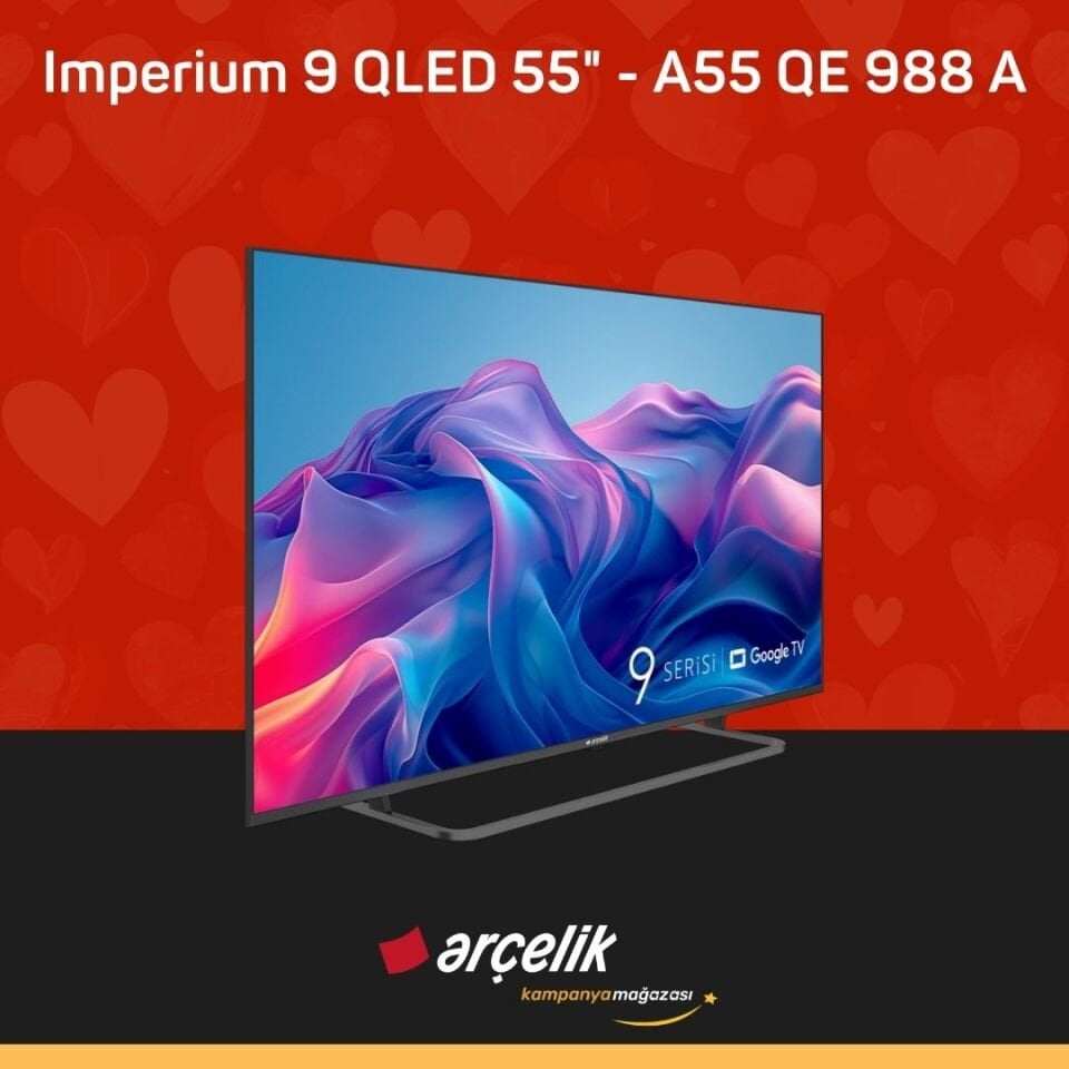 ARÇELİK Imperium 9 QLED 55'' 4K UHD Google TV - A55 QE 988 A Smart TV