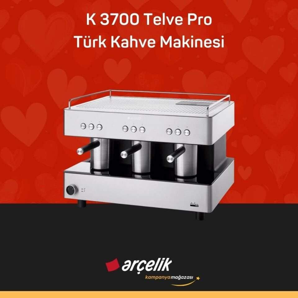 ARÇELİK K 3700 Telve Pro Türk Kahve Makinesi