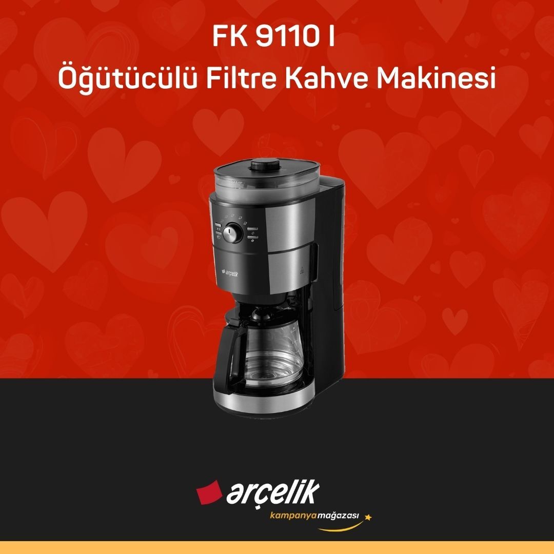 ARÇELİK FK 9110 I Öğütücülü Filtre Kahve Makinesi