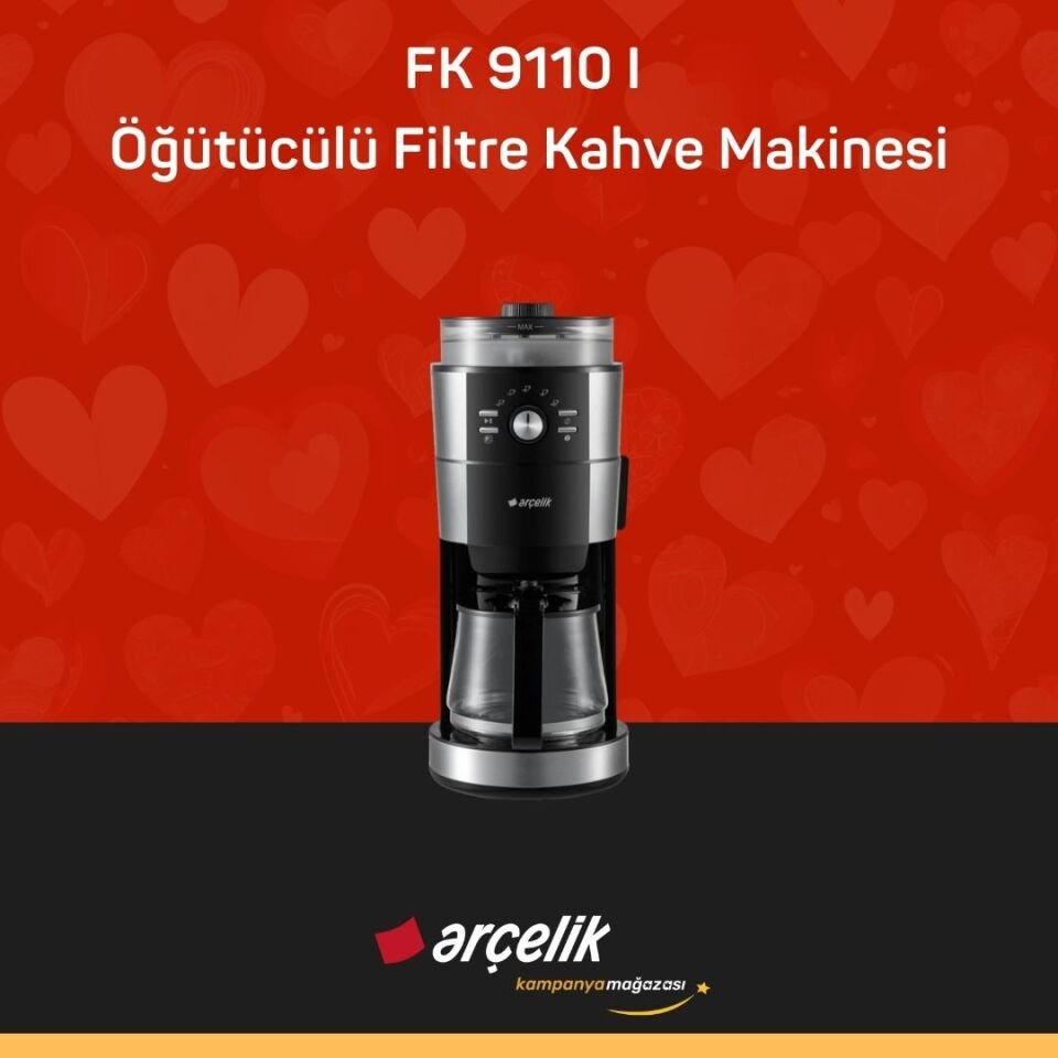 ARÇELİK FK 9110 I Öğütücülü Filtre Kahve Makinesi