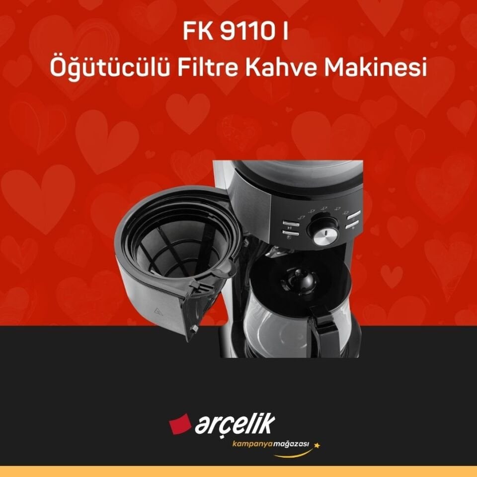 ARÇELİK FK 9110 I Öğütücülü Filtre Kahve Makinesi