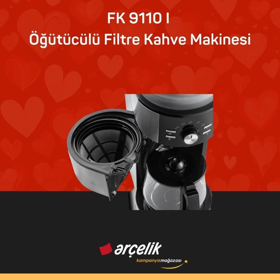 ARÇELİK FK 9110 I Öğütücülü Filtre Kahve Makinesi